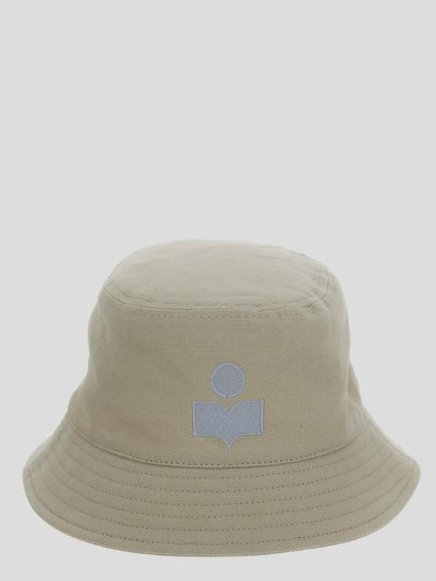 Haley Embroidered Logo Bucket Hat Ivory - ISABEL MARANT - BALAAN 2