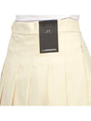 Adina Pleated Skirt Almond Milk - J.LINDEBERG - BALAAN 9