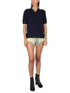 V-Neck Knit Top Navy - MAISON MARGIELA - BALAAN 4