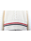 Cable three line crew neck knit 5 - THOM BROWNE - BALAAN 7