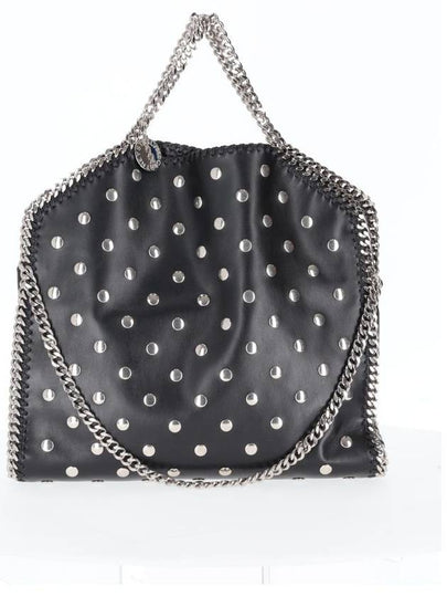 Falabella studded 3 chain tote bag black - STELLA MCCARTNEY - BALAAN 2