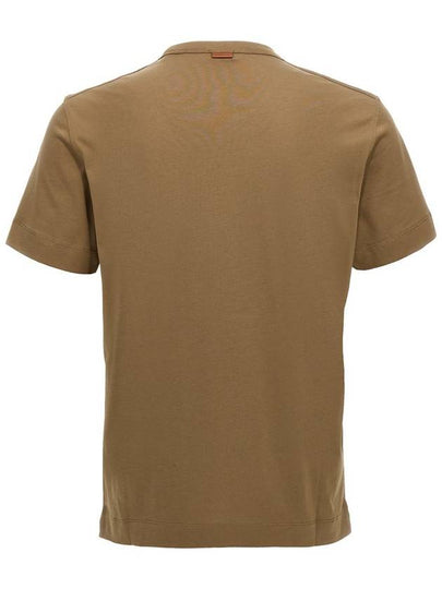 Zegna Logo Embroidery T-Shirt - ERMENEGILDO ZEGNA - BALAAN 2