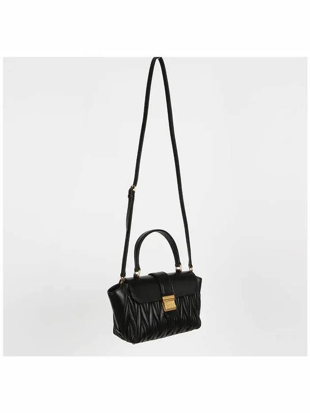 Matelasse Nappa Shoulder Bag Black - MIU MIU - BALAAN 6