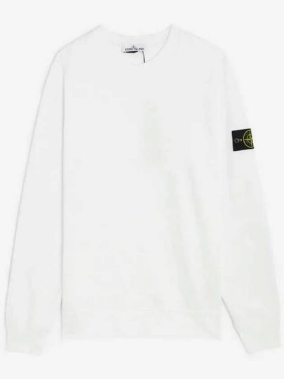 Wappen Patch Crew Neck Sweatshirt White - STONE ISLAND - BALAAN 2