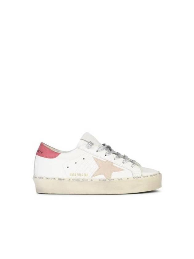 Hi Star Leather Low Top Sneakers Pinlk White - GOLDEN GOOSE - BALAAN 2