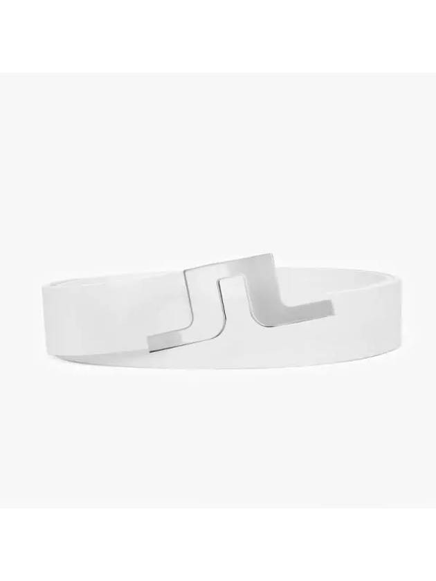 Bridger Leather Belt White - J.LINDEBERG - BALAAN 3