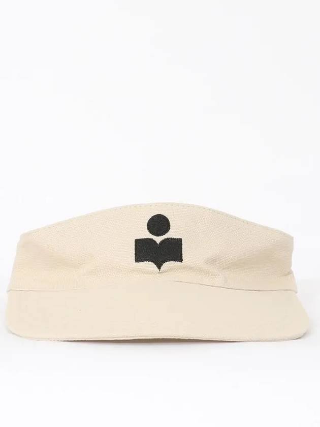 Embroidered Logo Visor Cap Ivory - ISABEL MARANT - BALAAN 2