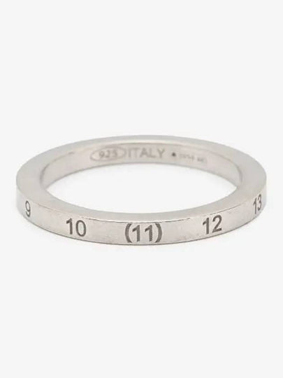 Number Logo Slim Ring Silver - MAISON MARGIELA - BALAAN 2