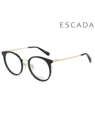 Glasses Frame VES A45F 0A01 Round Metal Men Women - ESCADA - BALAAN 1