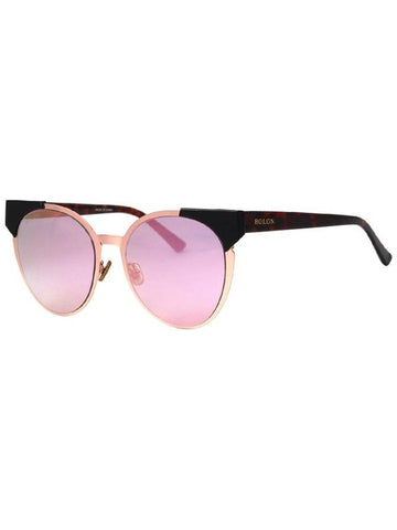 BOL6021 B20 Cat Eye Round Boeing Mirror Lens Women s Luxury Sunglasses - BOLON - BALAAN 1