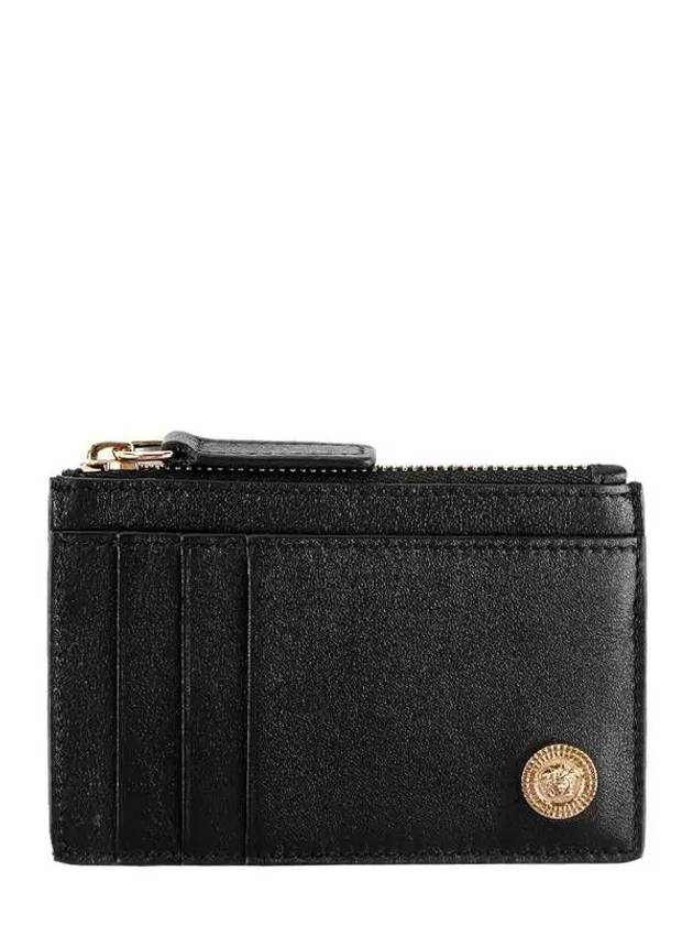 Medusa Logo Zipper Card Wallet Black - VERSACE - BALAAN 2