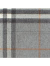 Giant Check Cashmere Scarf Grey - BURBERRY - BALAAN 6