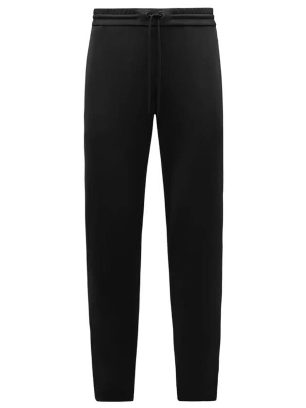 Men s Drawstring Track Pants Black - MONCLER - BALAAN 1