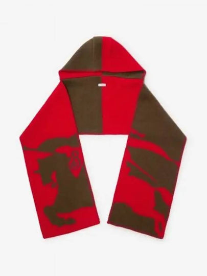 EKD wool hooded scarf 8090767 - BURBERRY - BALAAN 2