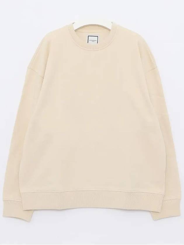 Leather Patch Sweatshirt Ivory - WOOYOUNGMI - BALAAN 4