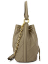 Fleming Soft Bucket Bag Beige - TORY BURCH - BALAAN.