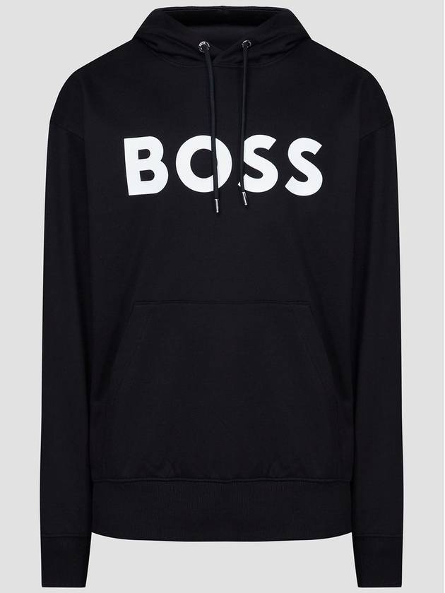 Sullivan Logo Hoodie Black - HUGO BOSS - BALAAN 2