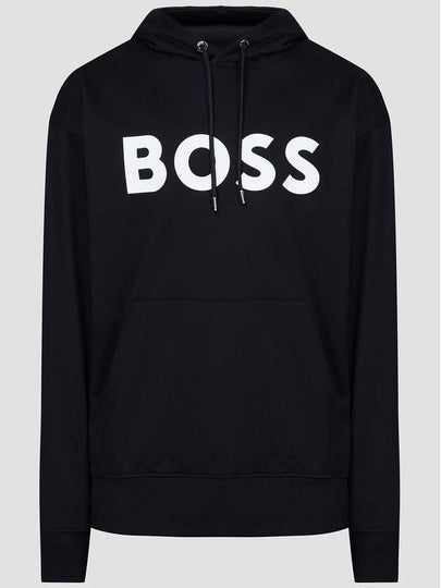 Sullivan Logo Hoodie Black - HUGO BOSS - BALAAN 2