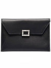 Buckle Envelope Small Clutch Bag Black - ROGER VIVIER - BALAAN 2