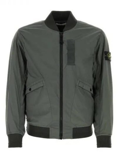 Skin Touch Nylon TC Primaloft Bomber Jacket Musk Green - STONE ISLAND - BALAAN 2