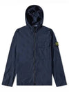 Men's Wappen Patch Naslan Pocket Hooded Jacket Navy - STONE ISLAND - BALAAN 2