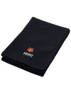 Boke Flower Wool Scarf Black - KENZO - BALAAN 3