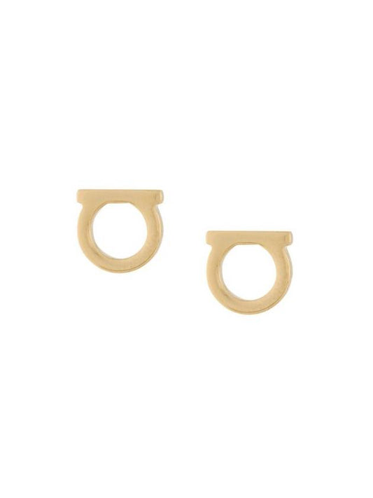 Gancini Small Earrings Gold - SALVATORE FERRAGAMO - BALAAN 1