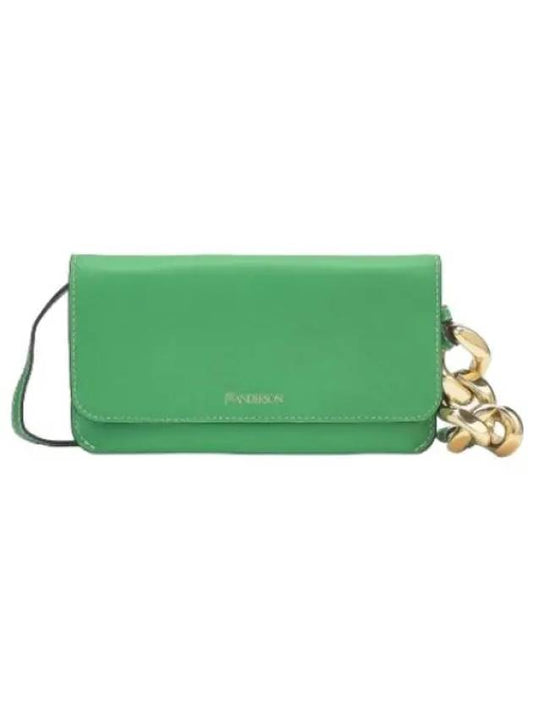 Chain phone pouch bright green bag - JW ANDERSON - BALAAN 1