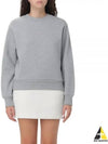 Boxy Micro Logo Sweatshirt Grey - A.P.C. - BALAAN 2