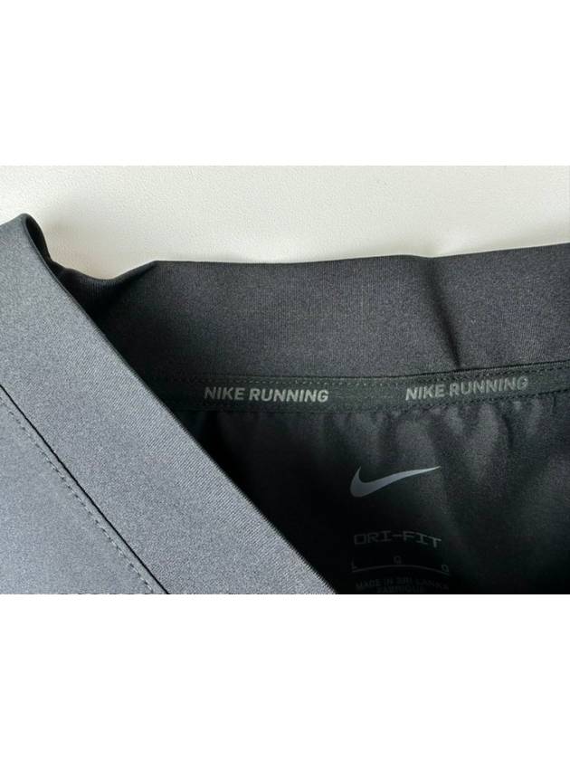 Swoosh Run Running Long Sleeve T-Shirt Black - NIKE - BALAAN 8