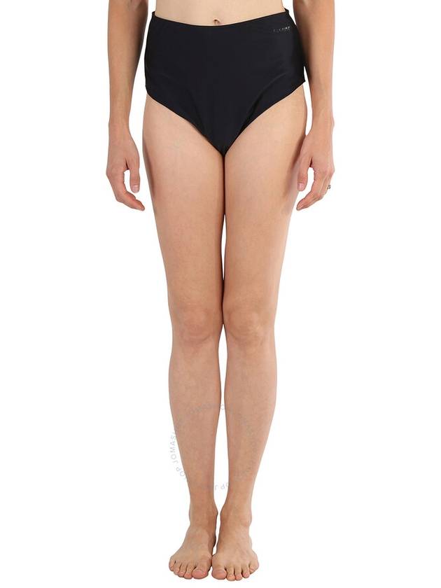 Ganni Ladies Black High-Rise Bikini Bottom, Brand Size 36 (US Size 4) - GANNI - BALAAN 1