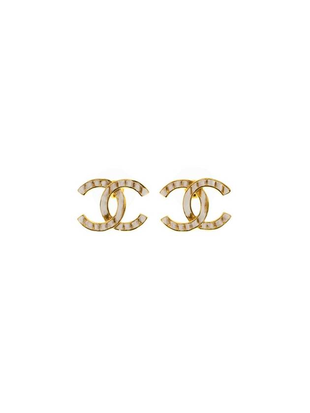 CC Logo Earrings Gold - CHANEL - BALAAN 1