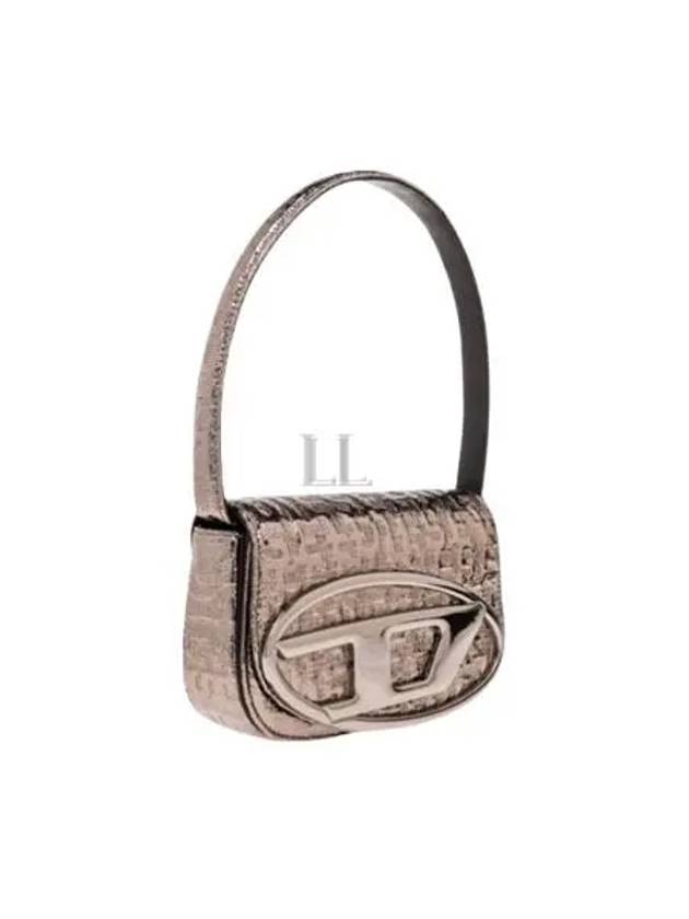 1DR Metallic Monogram Iconic Shoulder Bag Pink - DIESEL - BALAAN 2