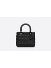 Lady Ultra Matte Cannage Medium Calfskin Tote Bag Black - DIOR - BALAAN 1