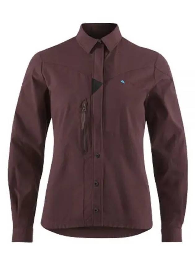 Men's Garm Long Sleeve Shirt Amaranth Thread - KLATTERMUSEN - BALAAN 1