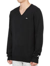 Men's Lehman V-Neck Knit Top Black - J.LINDEBERG - BALAAN 3