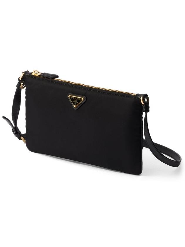 Triangle Logo Pouch Shoulder Bag Black - PRADA - BALAAN 6