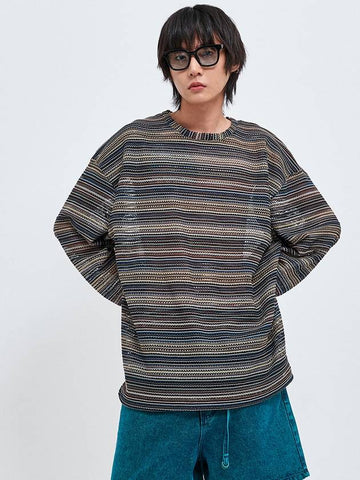 Seawear seethrough craft knit pullover blue - C WEAR BY THE GENIUS - BALAAN 1