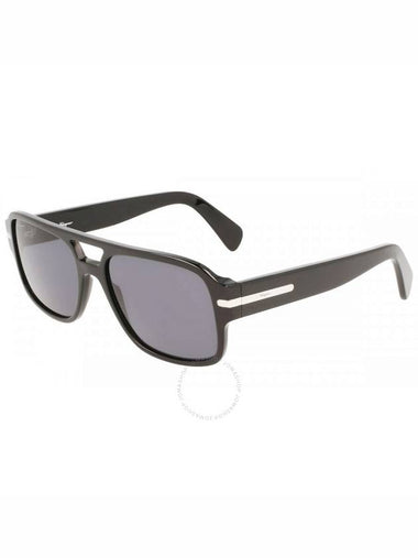 Eyewear Navigator Acetate Sunglasses Black - SALVATORE FERRAGAMO - BALAAN 1