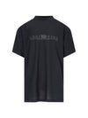 Logo Print Short Sleeve T-Shirt Black - BALENCIAGA - BALAAN 2