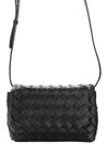 Intrecciato Mini Cross Bag Black - BOTTEGA VENETA - BALAAN 2