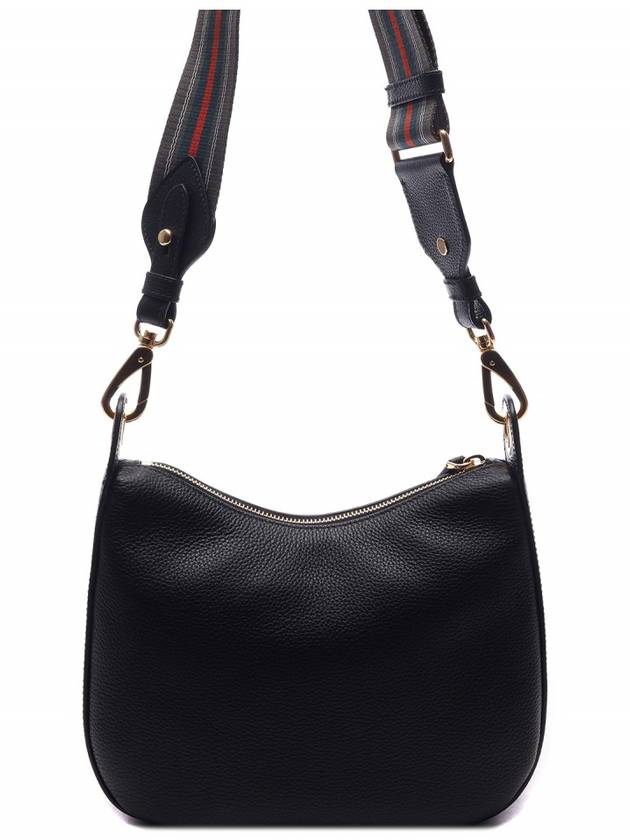 Vitello Penix Small Hobo Shoulder Bag Black - PRADA - BALAAN 5