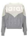 Houston Two-Tone Logo Cotton Sweatshirt Ecru Grey - ISABEL MARANT - BALAAN 2