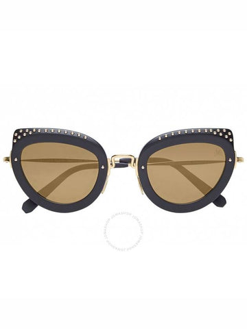 Philipp Plein Jacqueline Gold Mirrored Cat Eye Ladies Sunglasses 000-WES0049-PCO002N-MGXG - PHILIPP PLEIN - BALAAN 1