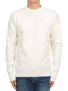 Metropolis Merino Wool Knit Top White - CP COMPANY - BALAAN 2