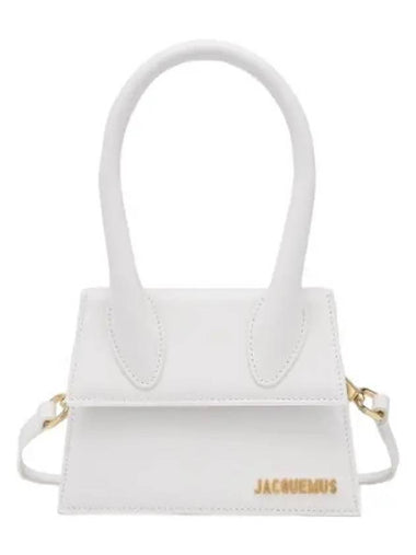 Jacquemus Le Chiquito Moyen Tote Bag White - JACQUEMUS - BALAAN 1