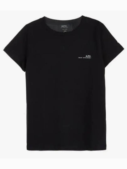 Women's Item Logo Short Sleeve T-Shirt Black - A.P.C. - BALAAN 2