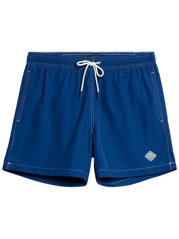 Banks Solid Swim Trunk Shorts Estate Blue - J.LINDEBERG - BALAAN 2