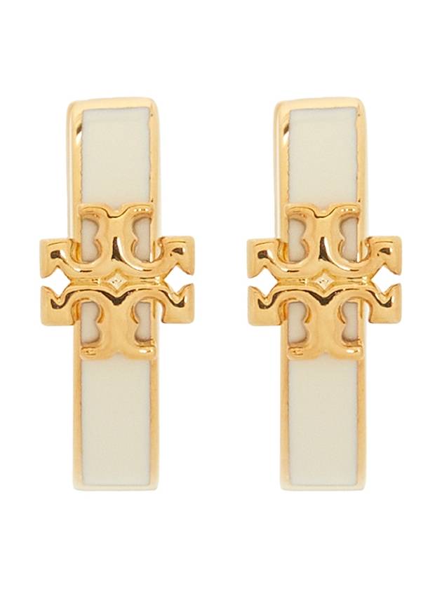 Women's Kira Huggie Hoop Earrings White - TORY BURCH - BALAAN 2