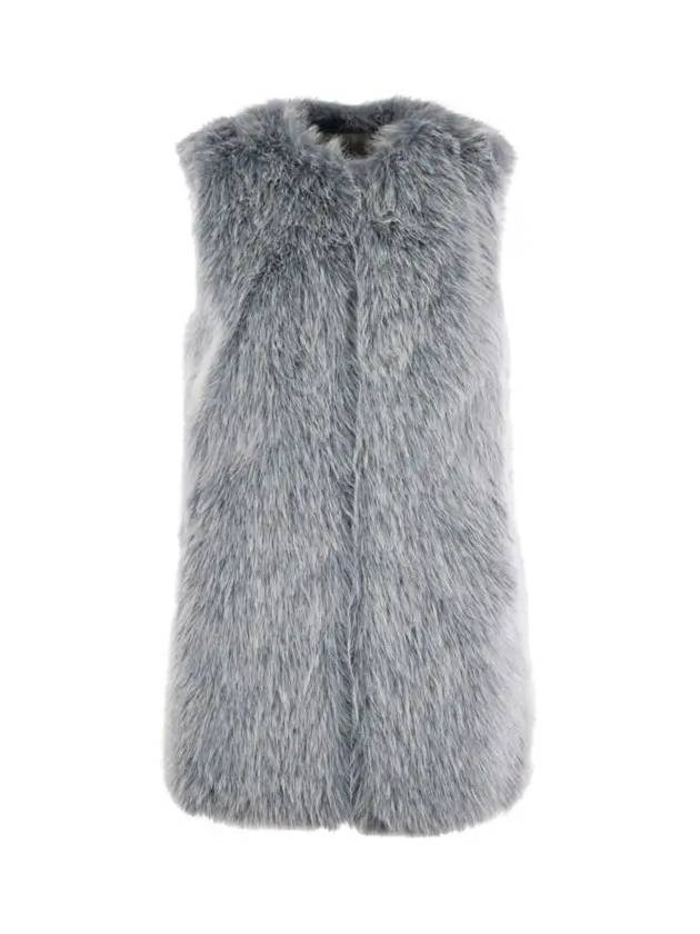 Faux Fur Vest Grey - HERNO - BALAAN 2